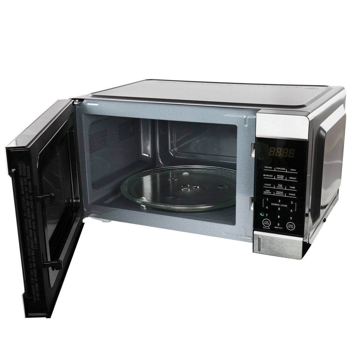 Four à micro-ondes de comptoir noir de 0,9 pi³ (900 W) avec cuisson express à une touche