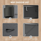 Commode haute en tissu à 12 tiroirs pour chambre à coucher