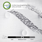 Matelas hybride en mousse à mémoire de forme et gel de 30 cm (12 pouces) livré dans une boîte