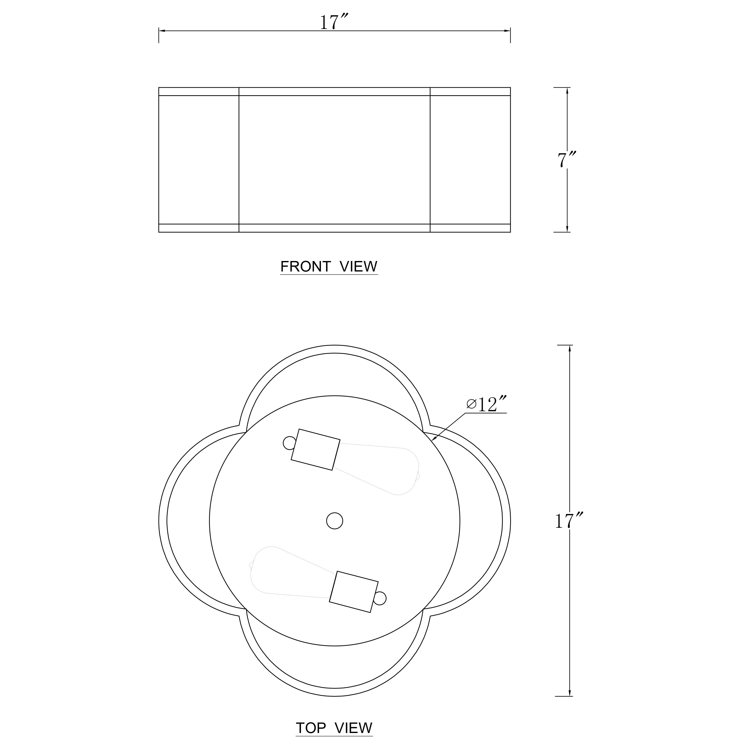 Plafonnier encastré à 2 lumières en lin blanc avec diffuseur en acrylique