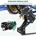 Tricycle adulte 26 pouces, vélo à 3 roues, tricycle à 7 vitesses