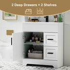 Ensemble meuble-lavabo Wavy Line 30/36/48 avec lavabo et robinet