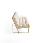 Canapé d'appartement Channeled Goldfinger 67,5 pouces