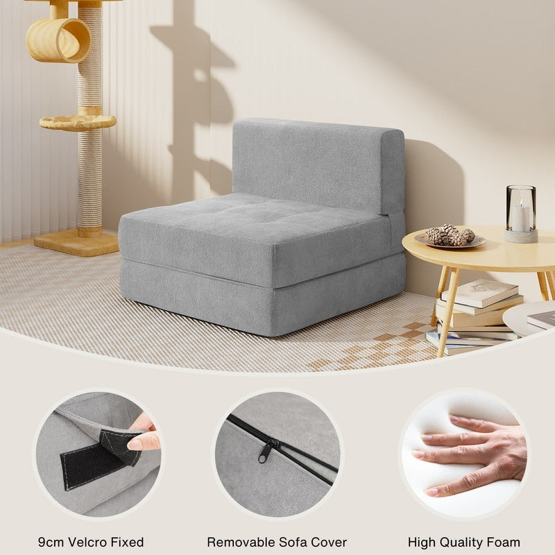 Fauteuil convertible 3 en 1, convertible en lit d'appoint.