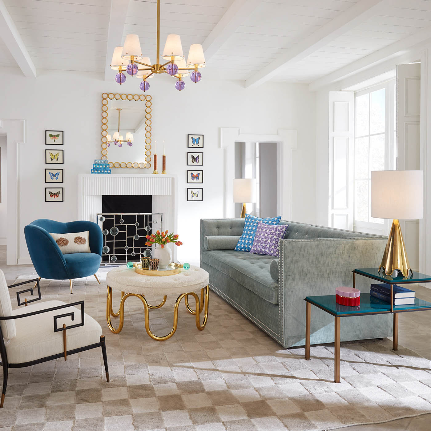 Lustre Belvedere à six lumières