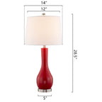 Ensemble de 2 lampes de table en céramique 28,5 avec port USB