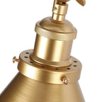 Lot de 2 appliques murales modernes à bras articulé, réglables et câblées