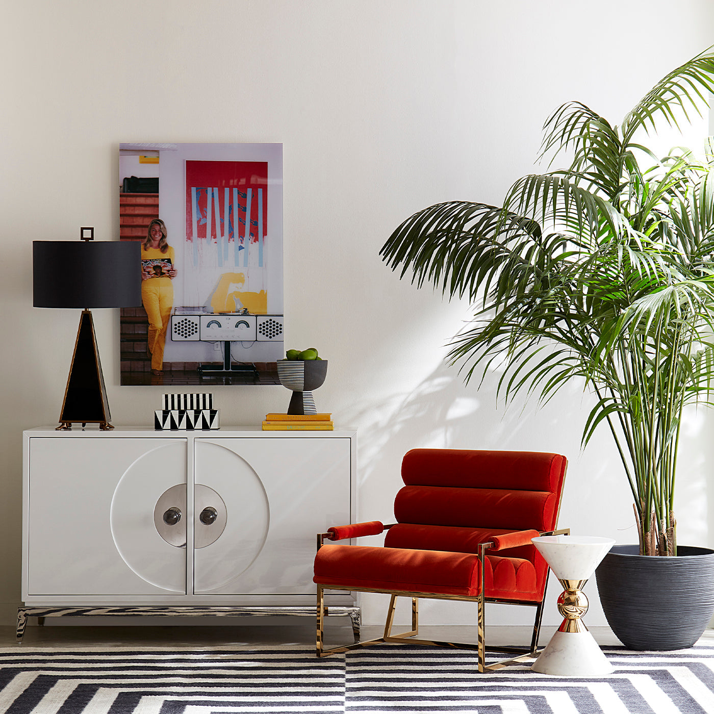 Fauteuil lounge Goldfinger inspiré