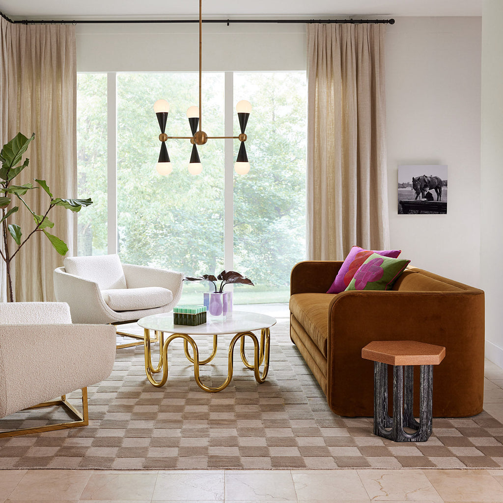 Lustre Caracas à six lumières