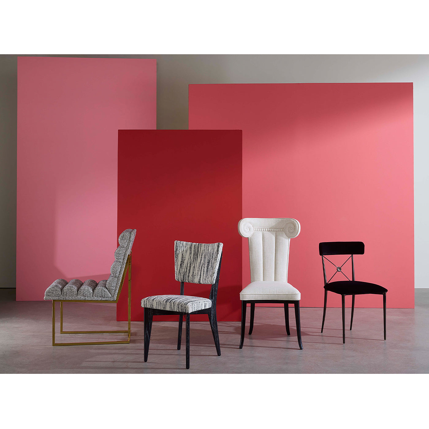 Chaise de salle à manger Channeled Goldfinger