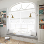 Lot de 2 appliques murales modernes à bras articulé, réglables et câblées