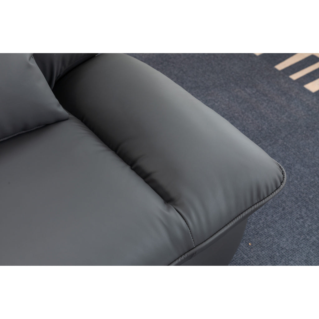 Fauteuil inclinable électrique pivotant avec haut-parleurs Bluetooth, support pour téléphone, ports de chargement USB et Type-C, rangement dissimulé dans l'accoudoir