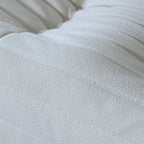 Ensembles de canapés poufs en velours Teddy