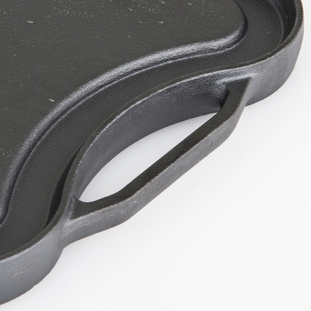 Plaque de cuisson/gril réversible Viking en fonte 20 pouces (pré-culottée)