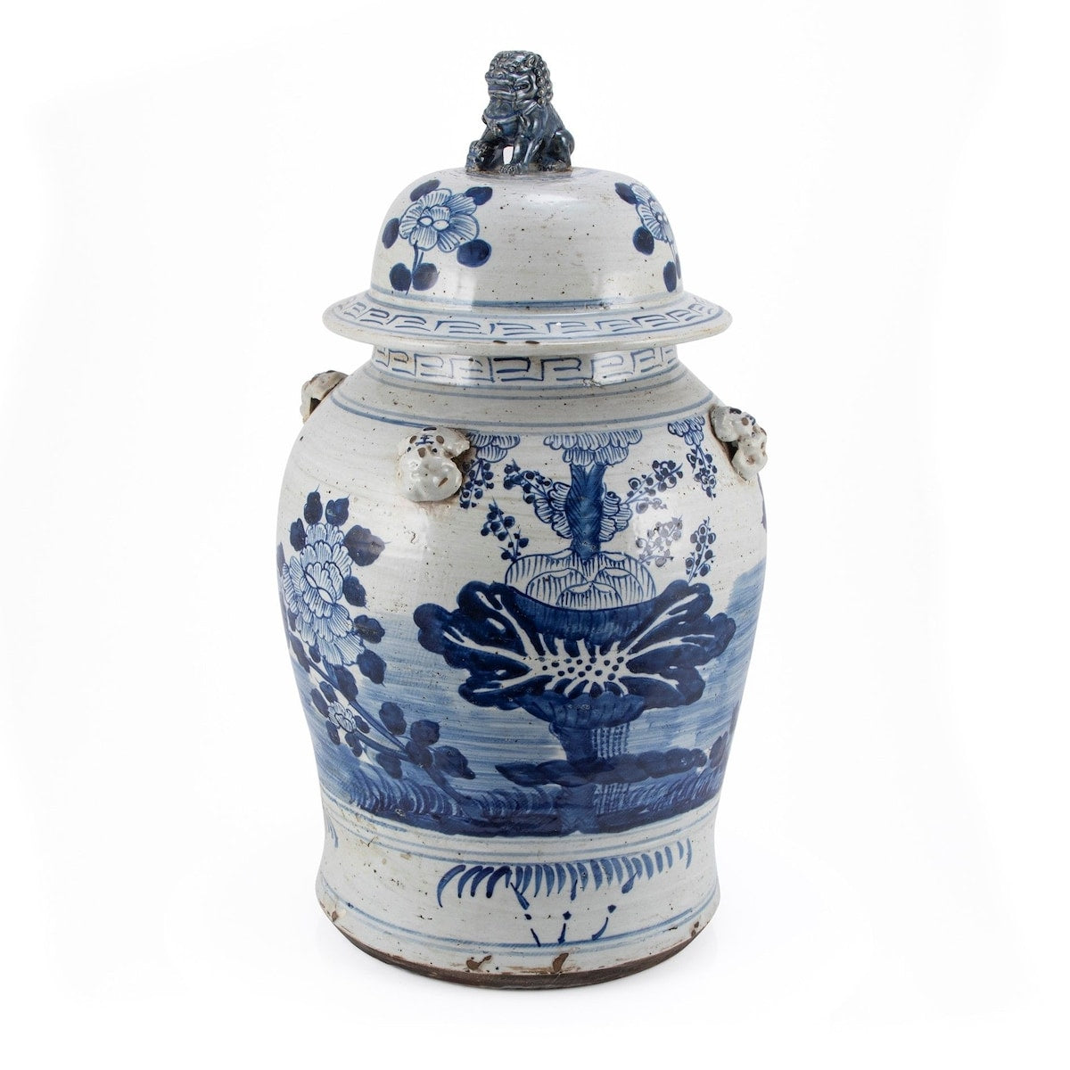 Plantes des quatre saisons en pot de temple vintage - Grand