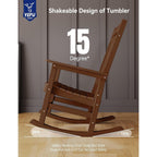 Fauteuil à bascule d'extérieur WINSOON tout temps, lot de 2