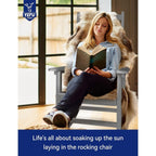 Fauteuil à bascule d'extérieur WINSOON tout temps, lot de 2