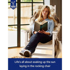 Fauteuil à bascule d'extérieur WINSOON tout temps, lot de 2