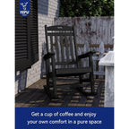 Fauteuil à bascule d'extérieur WINSOON tout temps, lot de 2