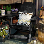 Fauteuil à bascule d'extérieur WINSOON tout temps, lot de 2