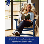 Fauteuil à bascule d'extérieur WINSOON tout temps, lot de 2