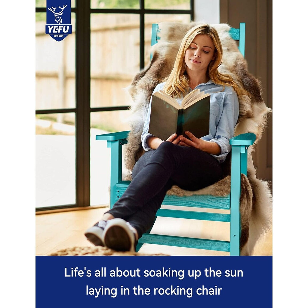 Fauteuil à bascule d'extérieur WINSOON tout temps, lot de 2