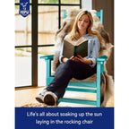 Fauteuil à bascule d'extérieur WINSOON tout temps, lot de 2