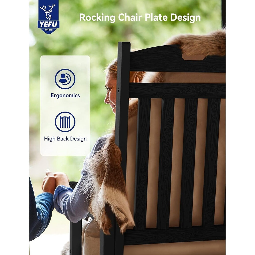 Fauteuil à bascule d'extérieur WINSOON tout temps, lot de 2