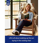 Fauteuil à bascule d'extérieur WINSOON tout temps, lot de 2