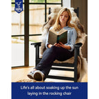 Fauteuil à bascule d'extérieur WINSOON tout temps, lot de 2