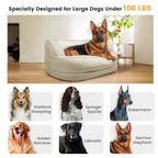 Lit orthopédique imperméable en mousse WOWMAX pour grands chiens