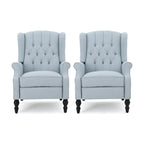 Fauteuils inclinables Walter en tissu capitonné (lot de 2) par Christopher Knight Home