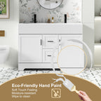 Ensemble meuble-lavabo Wavy Line 30/36/48 avec lavabo et robinet