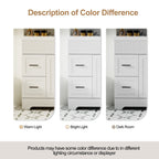 Ensemble meuble-lavabo Wavy Line 30/36/48 avec lavabo et robinet