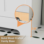 Ensemble meuble-lavabo Wavy Line 30/36/48 avec lavabo et robinet