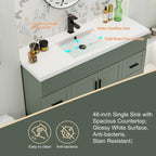 Ensemble meuble-lavabo Wavy Line 30/36/48 avec lavabo et robinet