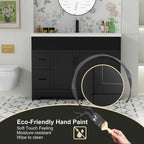 Ensemble meuble-lavabo Wavy Line 30/36/48 avec lavabo et robinet