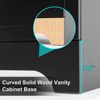 Ensemble meuble-lavabo Wavy Line 30/36/48 avec lavabo et robinet