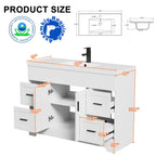 Ensemble meuble-lavabo Wavy Line 30/36/48 avec lavabo et robinet