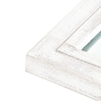 Miroir de fenêtre en bois arqué 180 cm L x 79 cm l