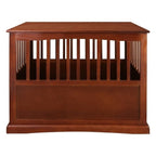 Table d'appoint en bois avec cage pour animaux et porte verrouillable