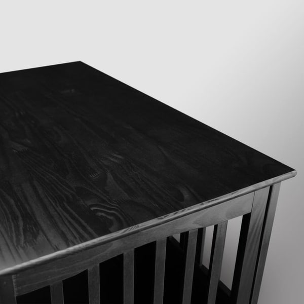 Table d'appoint en bois avec cage pour animaux et porte verrouillable