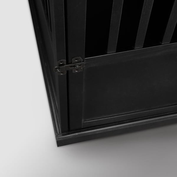 Table d'appoint en bois avec cage pour animaux et porte verrouillable