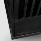 Table d'appoint en bois avec cage pour animaux et porte verrouillable