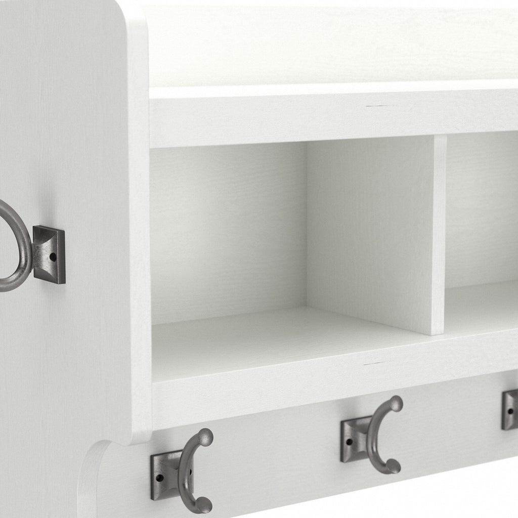 Porte-manteau mural Woodland 40W avec étagère par Bush Furniture