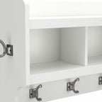 Porte-manteau mural Woodland 40W avec étagère par Bush Furniture