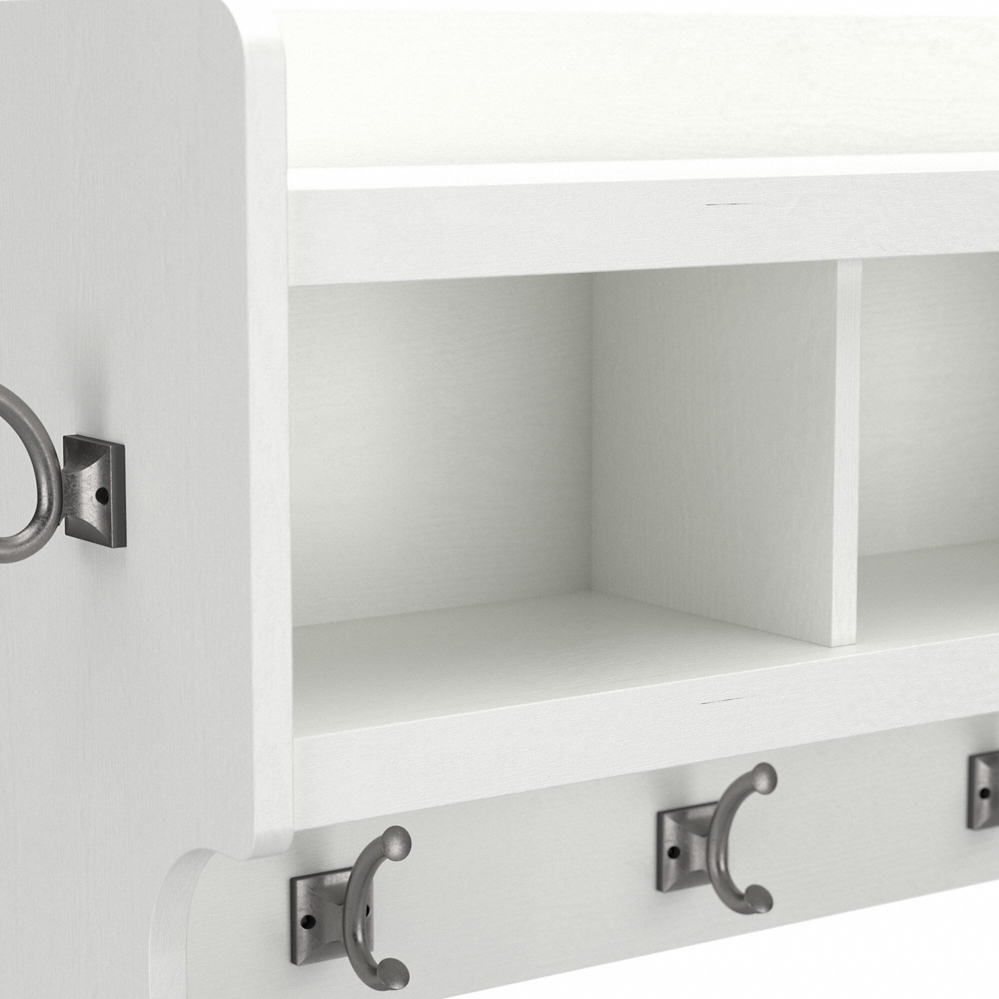 Porte-manteau mural Woodland 40W avec étagère par Bush Furniture