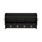 Porte-manteau mural Woodland 40W avec étagère par Bush Furniture