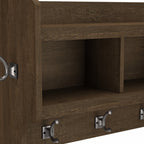 Porte-manteau mural Woodland 40W avec étagère par Bush Furniture