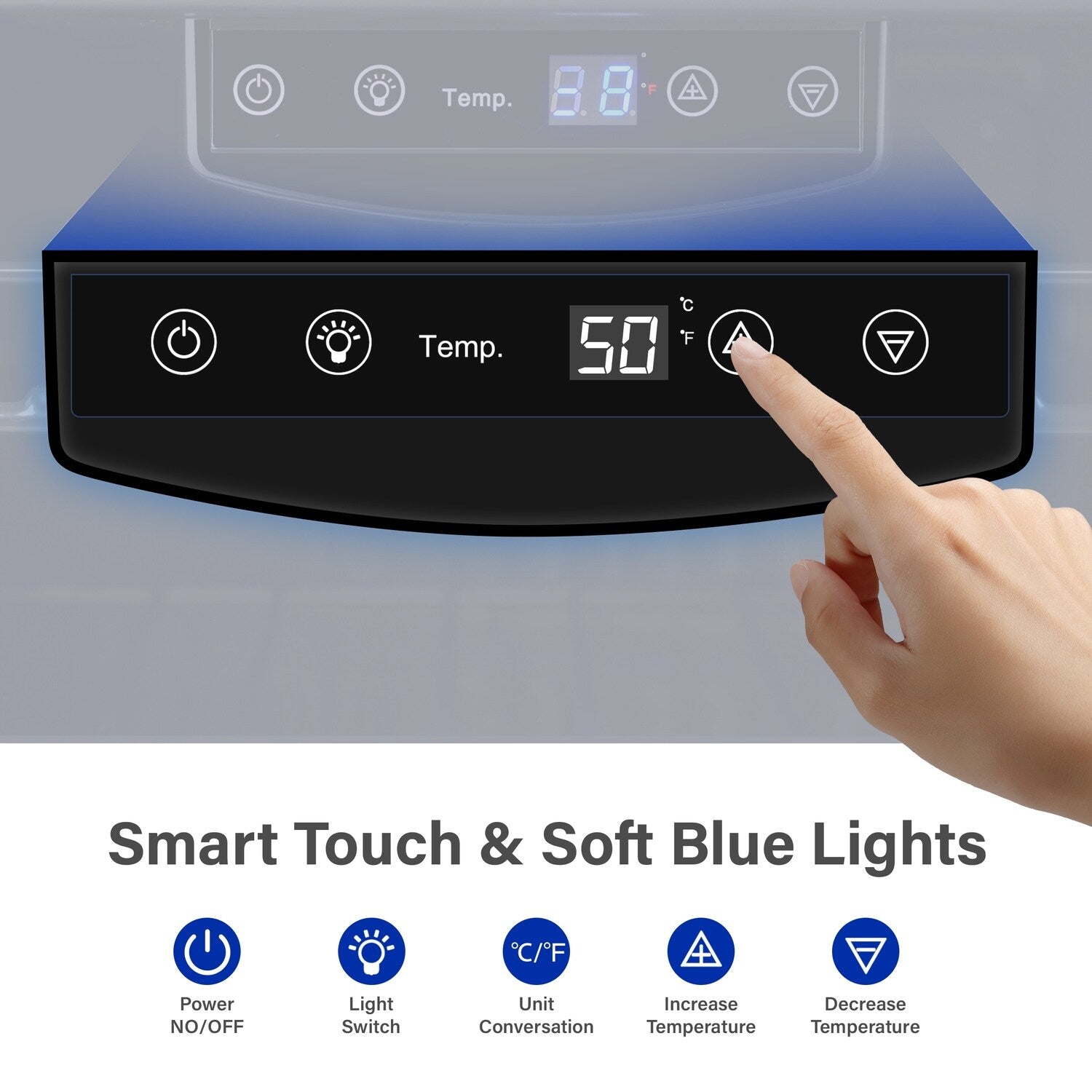 Réfrigérateur à vin Yeego 17 pouces à une zone, 27 bouteilles, pose libre - 16,9 pouces